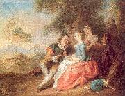 Pater, Jean-Baptiste Flute Recital Spain oil painting artist